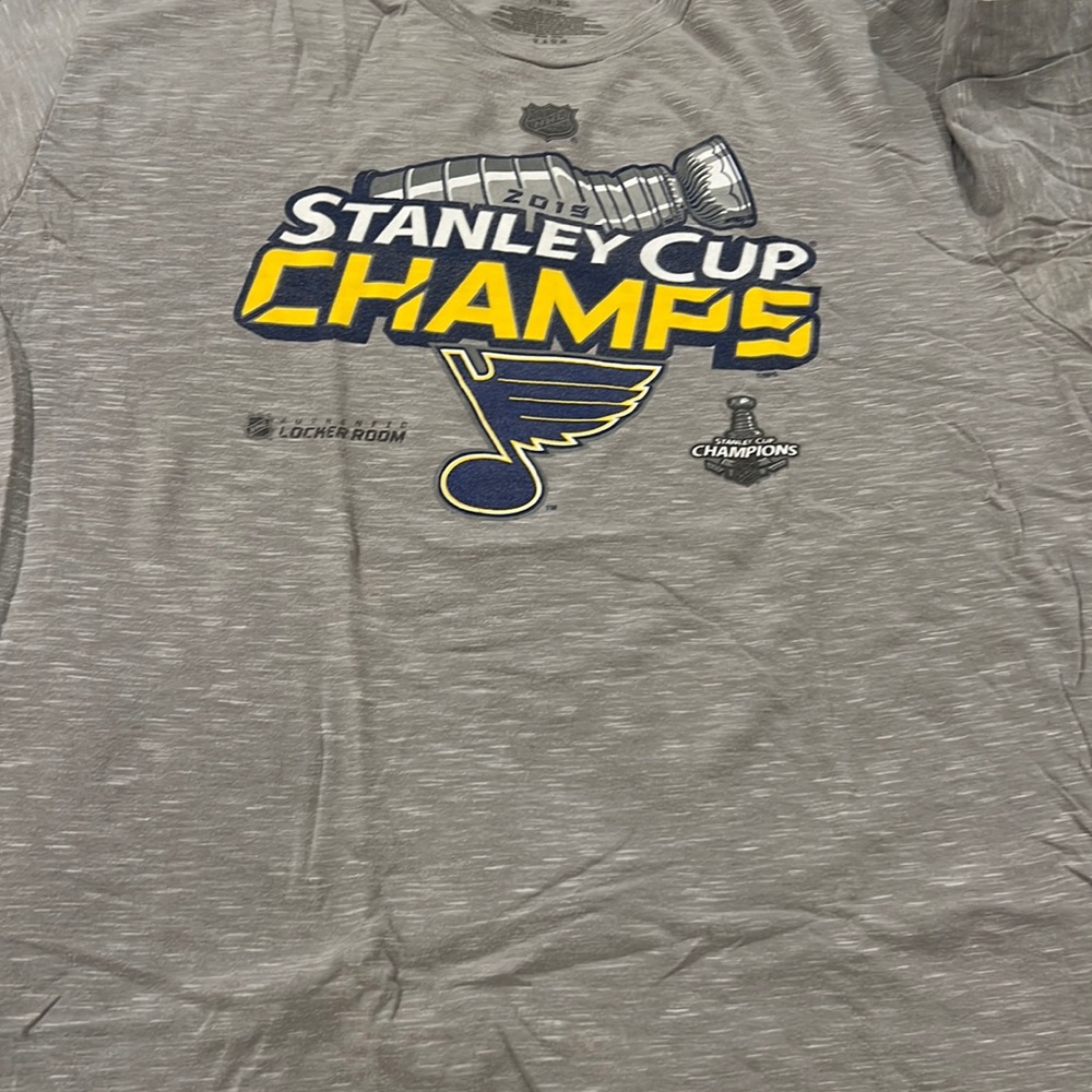 St.Louis Blues 2019 Stanley Cup Champs 2XL t-shirt short sleeve